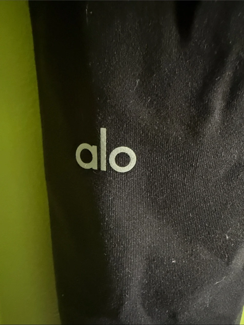 NWT ALO Yoga Black High Waist Airbrush Leggings Size L